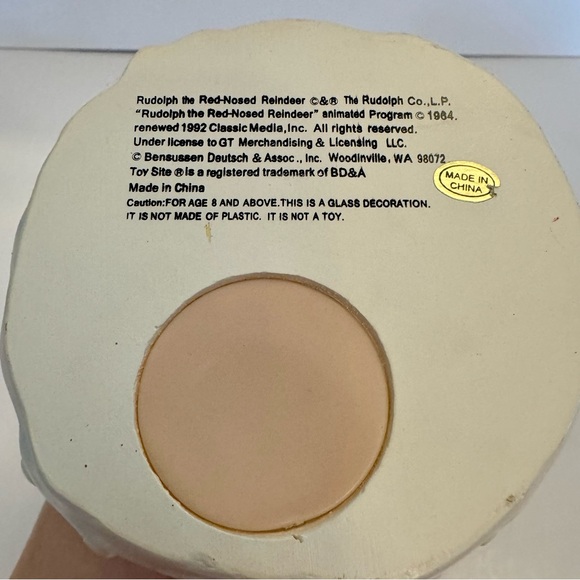 NWT. Rudolph snow globe bank. 2003 Rudolph The Red-Nosed Reindeer Snow Globe - Picture 10 of 15